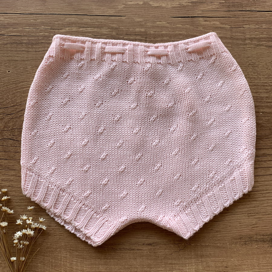 Short Bebe Tapa Fralda Es Rosa P Safine Baby Safine Baby