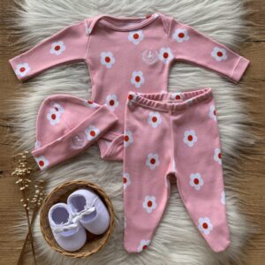 Conjunto Bebe em Algodão Egípcio