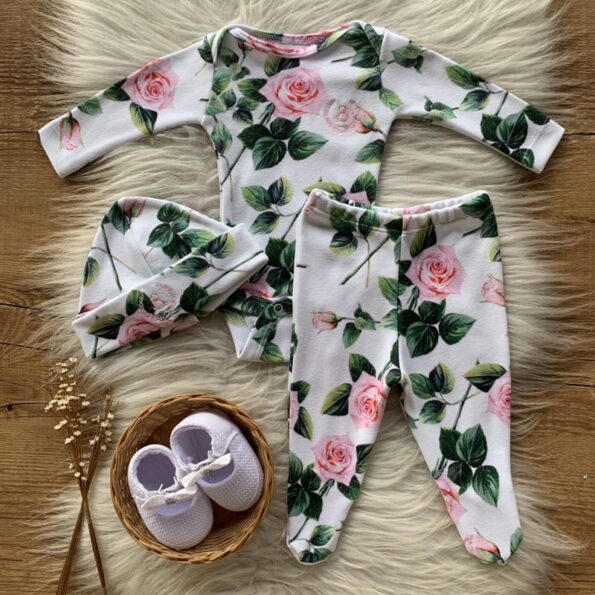 Conjunto Bebe em Algodão Egípcio