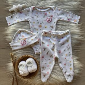 Conjunto Bebe em Algodão Egípcio