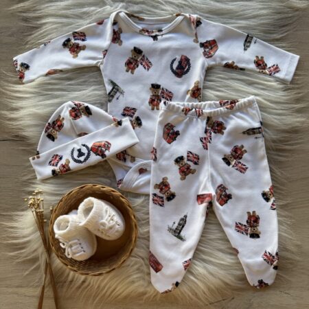 Conjunto Bebe em Algodão Egípcio