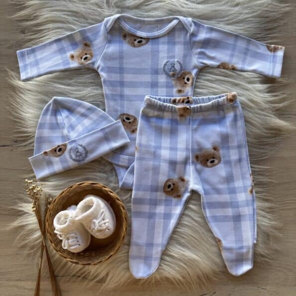 Conjunto Bebe em Algodão Egípcio