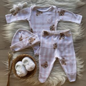 Conjunto Bebe em Algodão Egípcio