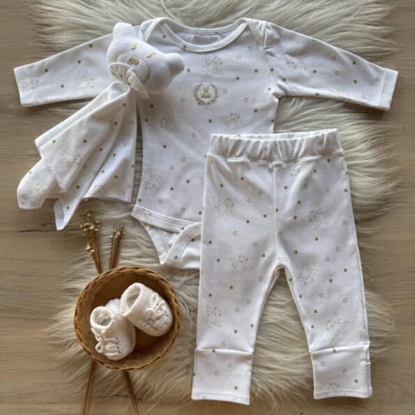 Conjunto Bebe em Algodão Egípcio