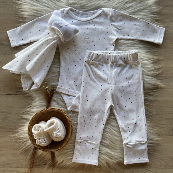 Conjunto Bebe em Algodão Egípcio